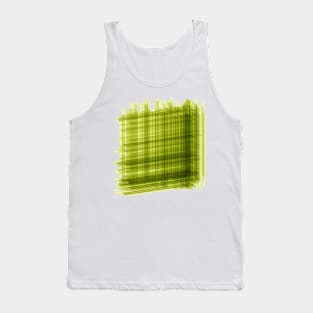 Green transparent stochastic Tank Top